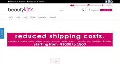 Desktop Screenshot of beautykink.com